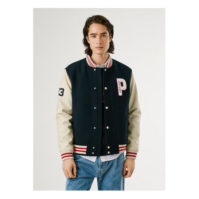 Pepe Jeans für Herren. PM4027198 Navy Jee Jacke (M), Lässig, Polyester, Marine Pepe Jeans für Herren. PM4027198 Navy Jee Jacke (M), Lässig, Polyester, Marine