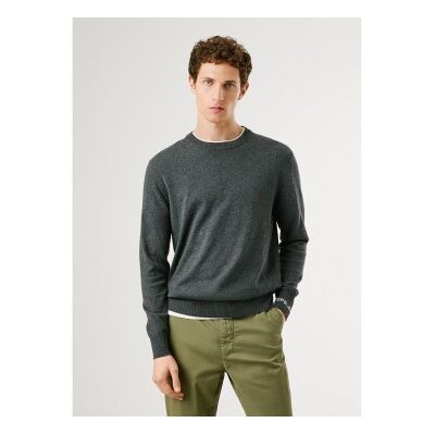 Pepe Jeans für Herren. PM7000013 Andre Pullover grau (L), Lässig, Baumwolle Pepe Jeans für Herren. PM7000013 Andre Pullover grau (L), Lässig, Baumwolle
