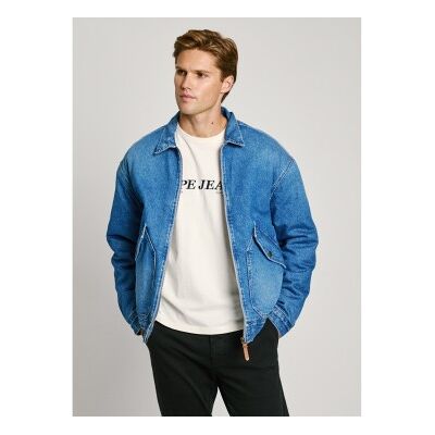 Pepe Jeans für Herren. PM403072 Jeansjacke Emmett Azurblau (XL), Lässig, Baumwolle, Denim Pepe Jeans für Herren. PM403072 Jeansjacke Emmett Azurblau (XL), Lässig, Baumwolle, Denim