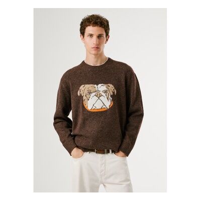 Pepe Jeans für Herren. PM7000023 Phelan Pullover braun (XXL), Lässig, Polyester Pepe Jeans für Herren. PM7000023 Phelan Pullover braun (XXL), Lässig, Polyester
