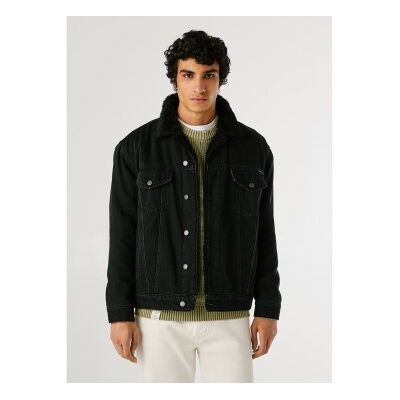 Pepe Jeans für Herren. PM40271609S0 Regular Jacket schwarz (S), Lässig, Baumwolle Pepe Jeans für Herren. PM40271609S0 Regular Jacket schwarz (S), Lässig, Baumwolle