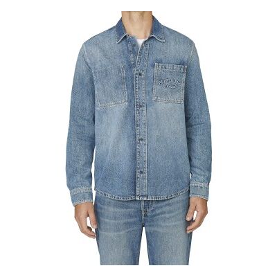 Pepe Jeans für Herren. PM309081 Weston blaues Hemd (XXL), Lässig, Baumwolle, Langarm Pepe Jeans für Herren. PM309081 Weston blaues Hemd (XXL), Lässig, Baumwolle, Langarm