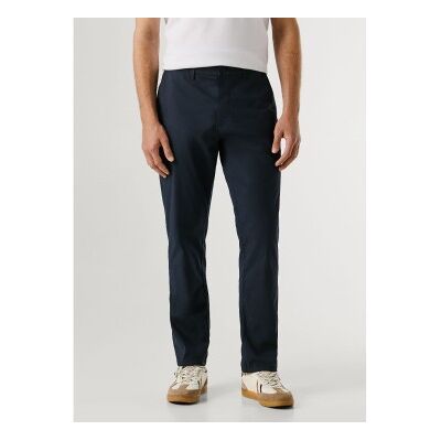Pepe Jeans für Herren. PM2100073 Marineblaue schmale Chino-Popeline-Hose (38), Lässig, Baumwolle Pepe Jeans für Herren. PM2100073 Marineblaue schmale Chino-Popeline-Hose (38), Lässig, Baumwolle