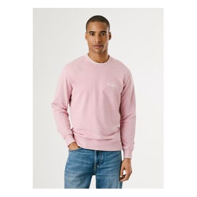 Pepe Jeans für Herren. PM582918 Terrel Osa Sweatshirt (M), Lässig, Rosa, Baumwolle Pepe Jeans für Herren. PM582918 Terrel Osa Sweatshirt (M), Lässig, Rosa, Baumwolle