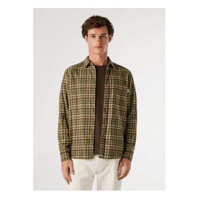 Pepe Jeans für Herren. PM3090828 Crownley grünes Hemd (XXL), Lässig, Baumwolle, Langarm Pepe Jeans für Herren. PM3090828 Crownley grünes Hemd (XXL), Lässig, Baumwolle, Langarm