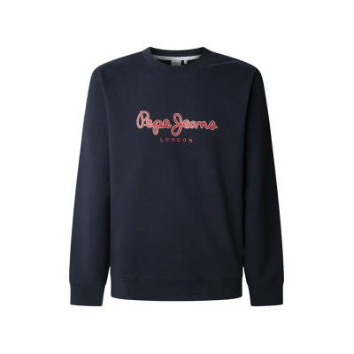 Pepe Jeans für Herren. PM582827 Duke Crew Sweatshirt navy (XS), Lässig, Baumwolle, Nachhaltig, Marine Pepe Jeans für Herren. PM582827 Duke Crew Sweatshirt navy (XS), Lässig, Baumwolle, Nachhaltig, Marine