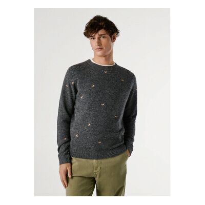 Pepe Jeans für Herren. PM7000026 Prescott Pullover grau (S), Lässig, Polyester Pepe Jeans für Herren. PM7000026 Prescott Pullover grau (S), Lässig, Polyester