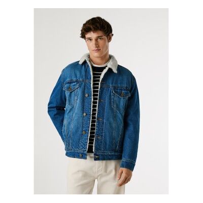 Pepe Jeans für Herren. PM40271604A0 Regular Jacke blau (L), Lässig, Baumwolle, Denim Pepe Jeans für Herren. PM40271604A0 Regular Jacke blau (L), Lässig, Baumwolle, Denim