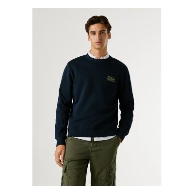 Pepe Jeans für Herren. PM5800139 Sweatshirt Soren navy (XXL), Lässig, Baumwolle, Marine Pepe Jeans für Herren. PM5800139 Sweatshirt Soren navy (XXL), Lässig, Baumwolle, Marine