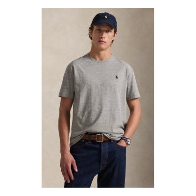 Polo Ralph Lauren für Herren. 710707087006 Graues Basic-T-Shirt (M), Lässig, Baumwolle, Kurzarm Polo Ralph Lauren für Herren. 710707087006 Graues Basic-T-Shirt (M), Lässig, Baumwolle, Kurzarm