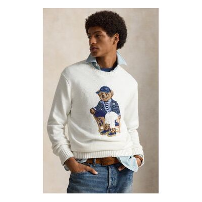 Polo Ralph Lauren für Herren. 710B19758001 Jersey Bear weiß (XS), Lässig, Baumwolle Polo Ralph Lauren für Herren. 710B19758001 Jersey Bear weiß (XS), Lässig, Baumwolle