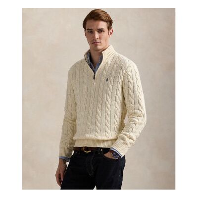 Polo Ralph Lauren für Herren. 710810841015 Beigefarbener Baumwolljersey in ecru gestrickter Baumwolljersey (XL), Lässig, Baumwolle Polo Ralph Lauren für Herren. 710810841015 Beigefarbener Baumwolljersey in ecru gestrickter Baumwolljersey (XL), Lässig, Baumwolle