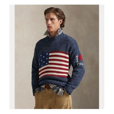 Polo Ralph Lauren für Herren. 710P05225001 Pullover Heart Polo blaue Flagge (S), Lässig, Baumwolle Polo Ralph Lauren für Herren. 710P05225001 Pullover Heart Polo blaue Flagge (S), Lässig, Baumwolle