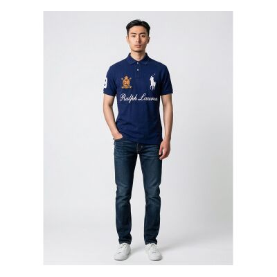 Polo Ralph Lauren für Herren. 710P07311004 Polo 20th Anniversary blau (S), Lässig, Baumwolle, Kurzarm Polo Ralph Lauren für Herren. 710P07311004 Polo 20th Anniversary blau (S), Lässig, Baumwolle, Kurzarm