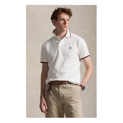 Polo Ralph Lauren für Herren. 710842621002 Polo Custom Slim Fit weiß (XS), Lässig, Baumwolle, Kurzarm Polo Ralph Lauren für Herren. 710842621002 Polo Custom Slim Fit weiß (XS), Lässig, Baumwolle, Kurzarm