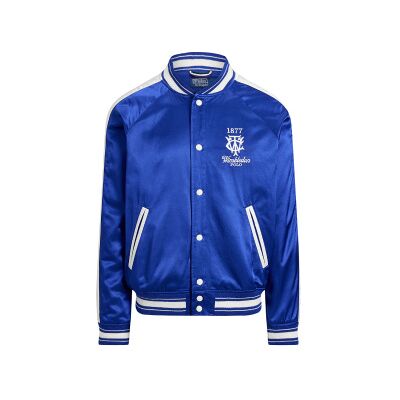 Polo Ralph Lauren für Herren. 710B16077001 Satin Wimbledon-Jacke blau (M), Lässig, Baumwolle Polo Ralph Lauren für Herren. 710B16077001 Satin Wimbledon-Jacke blau (M), Lässig, Baumwolle