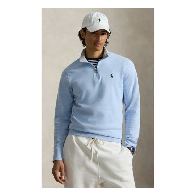 Polo Ralph Lauren für Herren. 710812963048 Blauer Strickpullover mit kurzem Reißverschluss (XL), Lässig, Baumwolle Polo Ralph Lauren für Herren. 710812963048 Blauer Strickpullover mit kurzem Reißverschluss (XL), Lässig, Baumwolle