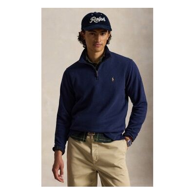 Polo Ralph Lauren für Herren. 710P07411005 Marineblauer Estate-Rib-Pullover mit Reißverschluss (XS), Lässig, Baumwolle, Langarm Polo Ralph Lauren für Herren. 710P07411005 Marineblauer Estate-Rib-Pullover mit Reißverschluss (XS), Lässig, Baumwolle, Langarm