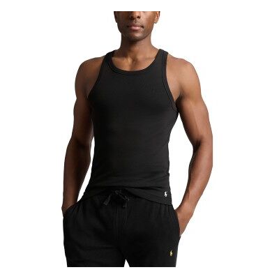 Polo Ralph Lauren für Herren. 714959333001 Zweiteiliges schwarzes Trägertop-Set (M), Heimtextilien, Baumwolle, Ärmellos / Hosenträger Polo Ralph Lauren für Herren. 714959333001 Zweiteiliges schwarzes Trägertop-Set (M), Heimtextilien, Baumwolle, Ärmellos / Hosenträger