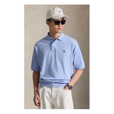 Polo Ralph Lauren für Herren. 710B18907005 Relaxed Fit Piqué-Poloshirt blau (XS), Lässig, Baumwolle, Kurzarm Polo Ralph Lauren für Herren. 710B18907005 Relaxed Fit Piqué-Poloshirt blau (XS), Lässig, Baumwolle, Kurzarm