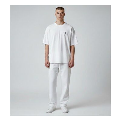 Premiata für Herren. PA1050 Weißes Logo-T-Shirt (XL), Lässig, Baumwolle, Kurzarm Premiata für Herren. PA1050 Weißes Logo-T-Shirt (XL), Lässig, Baumwolle, Kurzarm