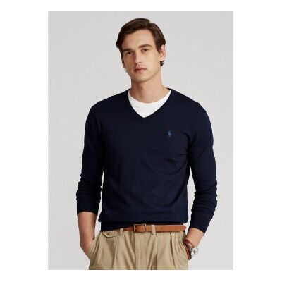 Polo Ralph Lauren für Herren. 710670789004 Slim Fit Pullover navy (S), Lässig, Baumwolle, Marine Polo Ralph Lauren für Herren. 710670789004 Slim Fit Pullover navy (S), Lässig, Baumwolle, Marine