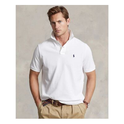 Polo Ralph Lauren für Herren. 710666997001 Basic-Poloshirt weiß (XL), Lässig, Baumwolle, Kurzarm Polo Ralph Lauren für Herren. 710666997001 Basic-Poloshirt weiß (XL), Lässig, Baumwolle, Kurzarm
