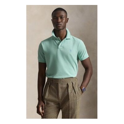 Polo Ralph Lauren für Herren. 710680784513 Das kultige grüne Piqué-Poloshirt (L), Lässig, Baumwolle, Kurzarm Polo Ralph Lauren für Herren. 710680784513 Das kultige grüne Piqué-Poloshirt (L), Lässig, Baumwolle, Kurzarm