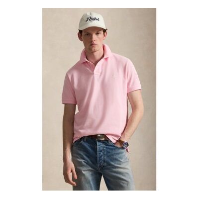 Polo Ralph Lauren für Herren. 710534735519 Das kultige rosa Classic Fit Pique-Poloshirt (XL), Lässig, Baumwolle, Kurzarm Polo Ralph Lauren für Herren. 710534735519 Das kultige rosa Classic Fit Pique-Poloshirt (XL), Lässig, Baumwolle, Kurzarm