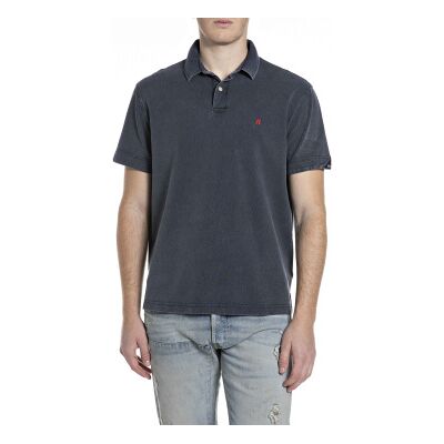Replay für Herren. M3431A.000.22696M Polo Regular Fit navy (L), Lässig, Baumwolle, Kurzarm, Marine Replay für Herren. M3431A.000.22696M Polo Regular Fit navy (L), Lässig, Baumwolle, Kurzarm, Marine