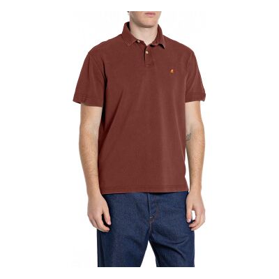 Replay für Herren. M3431A.000.22696M Polo Regular Fit braun (S), Lässig, Baumwolle, Kurzarm Replay für Herren. M3431A.000.22696M Polo Regular Fit braun (S), Lässig, Baumwolle, Kurzarm