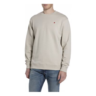 Replay für Herren. M3106.000.23802 Taupefarbenes Freizeit-Sweatshirt (XL), Lässig, Baumwolle Replay für Herren. M3106.000.23802 Taupefarbenes Freizeit-Sweatshirt (XL), Lässig, Baumwolle