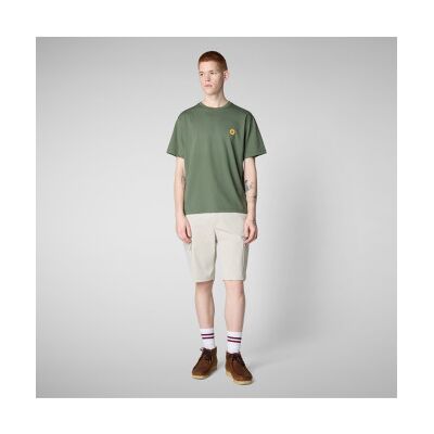 Save The Duck für Herren. DT1709M-BESY20 Caius-T-Shirt grün (XL), Lässig, Baumwolle, Kurzarm Save The Duck für Herren. DT1709M-BESY20 Caius-T-Shirt grün (XL), Lässig, Baumwolle, Kurzarm