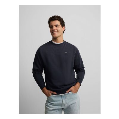 Silbon für Herren. S261021102187 Saint Tropez Club Sweatshirt navy (S), Lässig, Baumwolle, Marine Silbon für Herren. S261021102187 Saint Tropez Club Sweatshirt navy (S), Lässig, Baumwolle, Marine