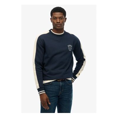 Superdry für Herren. M2014281A Athletic Club Crew Sweatshirt navy (S), Lässig, Baumwolle, Marine Superdry für Herren. M2014281A Athletic Club Crew Sweatshirt navy (S), Lässig, Baumwolle, Marine