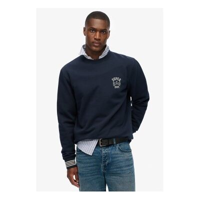 Superdry für Herren. M2014281A Athletic Club Crew Sweatshirt navy (S), Lässig, Baumwolle, Marine Superdry für Herren. M2014281A Athletic Club Crew Sweatshirt navy (S), Lässig, Baumwolle, Marine