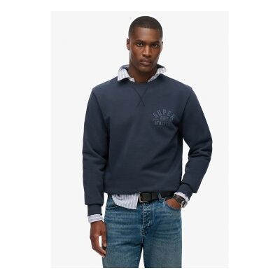 Superdry für Herren. M2014090A Sportliches blaues Trikot (L), Lässig, Baumwolle Superdry für Herren. M2014090A Sportliches blaues Trikot (L), Lässig, Baumwolle