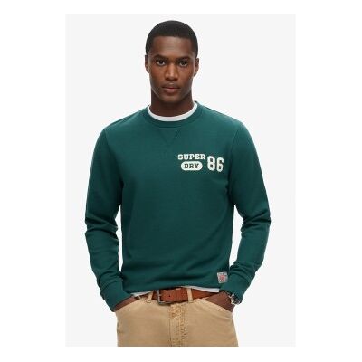 Superdry für Herren. M2013965A Bedrucktes Sweatshirt Athletic grün (M), Lässig, Baumwolle Superdry für Herren. M2013965A Bedrucktes Sweatshirt Athletic grün (M), Lässig, Baumwolle