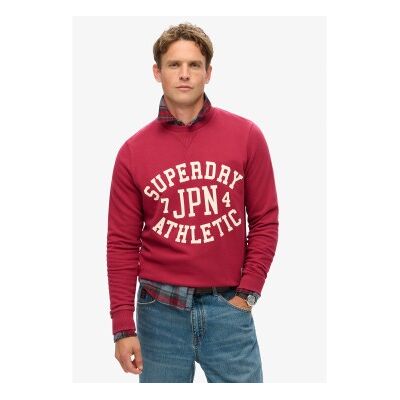 Superdry für Herren. M2013965A Bedrucktes Sweatshirt Athletic burgundy (XL), Lässig, Baumwolle, Bordeaux Superdry für Herren. M2013965A Bedrucktes Sweatshirt Athletic burgundy (XL), Lässig, Baumwolle, Bordeaux