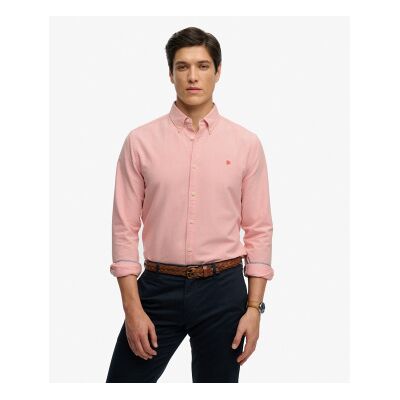 Superdry für Herren. M4011100A Schickes rosa Oxford-Hemd (XXL), Lässig, Baumwolle, Klassisch, Langarm Superdry für Herren. M4011100A Schickes rosa Oxford-Hemd (XXL), Lässig, Baumwolle, Klassisch, Langarm