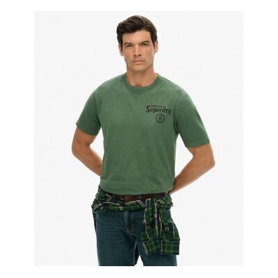 Superdry für Herren. M1012248A Tokyo Narrative Lose T-Shirt grün (L), Lässig, Baumwolle, Kurzarm Superdry für Herren. M1012248A Tokyo Narrative Lose T-Shirt grün (L), Lässig, Baumwolle, Kurzarm