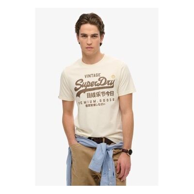 Superdry für Herren. M1012110A Vintage Workwear T-shirt weiß (S), Lässig, Baumwolle, Kurzarm Superdry für Herren. M1012110A Vintage Workwear T-shirt weiß (S), Lässig, Baumwolle, Kurzarm