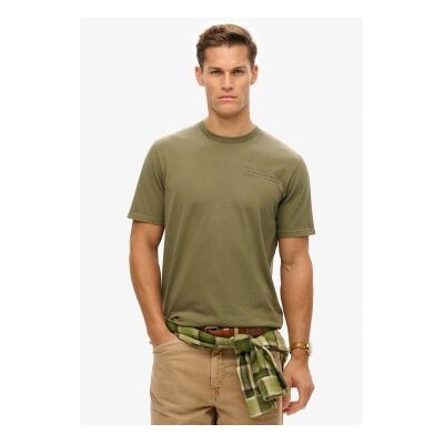 Superdry für Herren. M1012116A Utility Sport Grafik-T-Shirt grün (M), Lässig, Baumwolle, Kurzarm Superdry für Herren. M1012116A Utility Sport Grafik-T-Shirt grün (M), Lässig, Baumwolle, Kurzarm