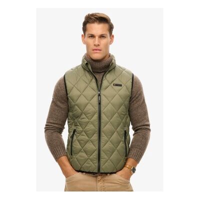 Superdry für Herren. M5012143A Weste Fuji Lite grün (M), Lässig, Nylon Superdry für Herren. M5012143A Weste Fuji Lite grün (M), Lässig, Nylon