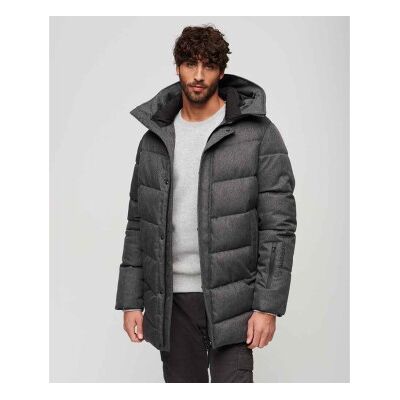 Superdry für Herren. M5011980A Steppjacke City Chevron grau (S), Lässig, Recyceltes Polyester, Nachhaltig Superdry für Herren. M5011980A Steppjacke City Chevron grau (S), Lässig, Recyceltes Polyester, Nachhaltig