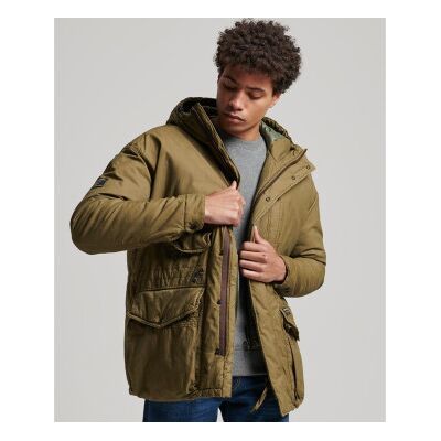 Superdry für Herren. M5011726A Jacke mit Kapuze und Baumwollfutter Deck grün (S), Lässig, Nylon Superdry für Herren. M5011726A Jacke mit Kapuze und Baumwollfutter Deck grün (S), Lässig, Nylon
