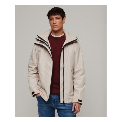 Superdry für Herren. M5011842A Yachter SD Windbreaker Jacke mit Kapuze beige (S), Lässig, Polyester, Langarm Superdry für Herren. M5011842A Yachter SD Windbreaker Jacke mit Kapuze beige (S), Lässig, Polyester, Langarm