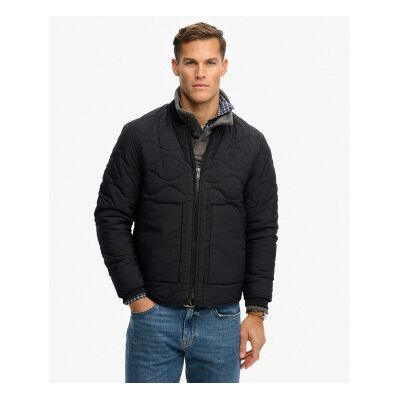 Superdry für Herren. M5012210A Military Liner Jacket schwarz (L), Lässig, Nylon Superdry für Herren. M5012210A Military Liner Jacket schwarz (L), Lässig, Nylon