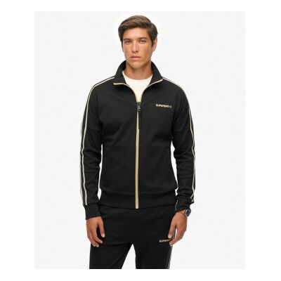 Superdry für Herren. M2014312A Tech Cult Loose Track Jacket schwarz (M), Lässig, Baumwolle Superdry für Herren. M2014312A Tech Cult Loose Track Jacket schwarz (M), Lässig, Baumwolle