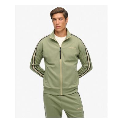 Superdry für Herren. M2014312A Tech Cult Loose Track Jacket grün (L), Lässig, Baumwolle Superdry für Herren. M2014312A Tech Cult Loose Track Jacket grün (L), Lässig, Baumwolle